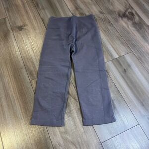 Lululemon Womens 8 Purple Speckled Crop Leggings Activewear Bin A-20